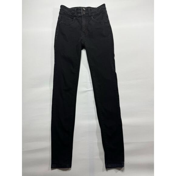 BKE Denim - BKE Buckle Women's Stella High Rise Skinny Black Denim Jeans - Size 25x29